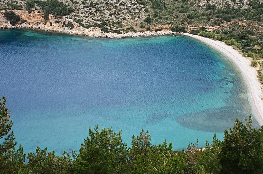 Elinta Beach North West Chios Mastic mastiha Mastihohoria