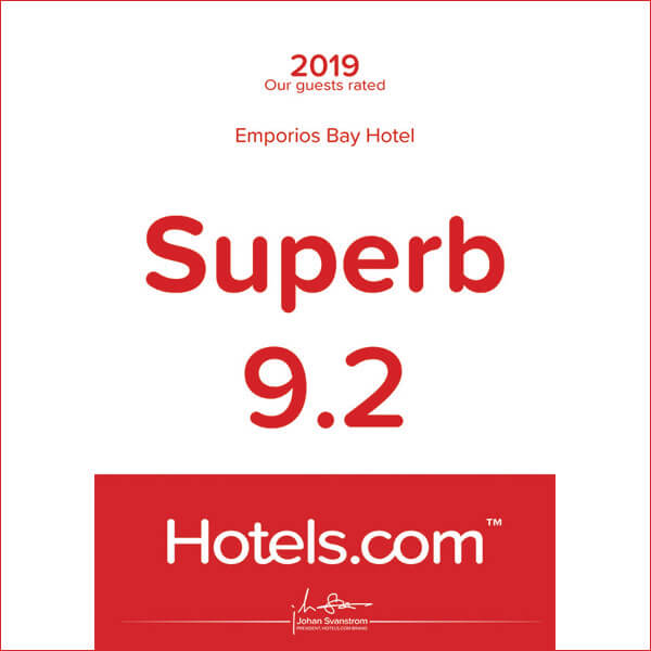 Hotels.com Emporios Bay in Chios Award