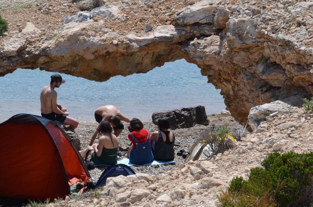 Tigani Beach North West Chios Mastic mastiha Mastihohoria Eborios Emborios